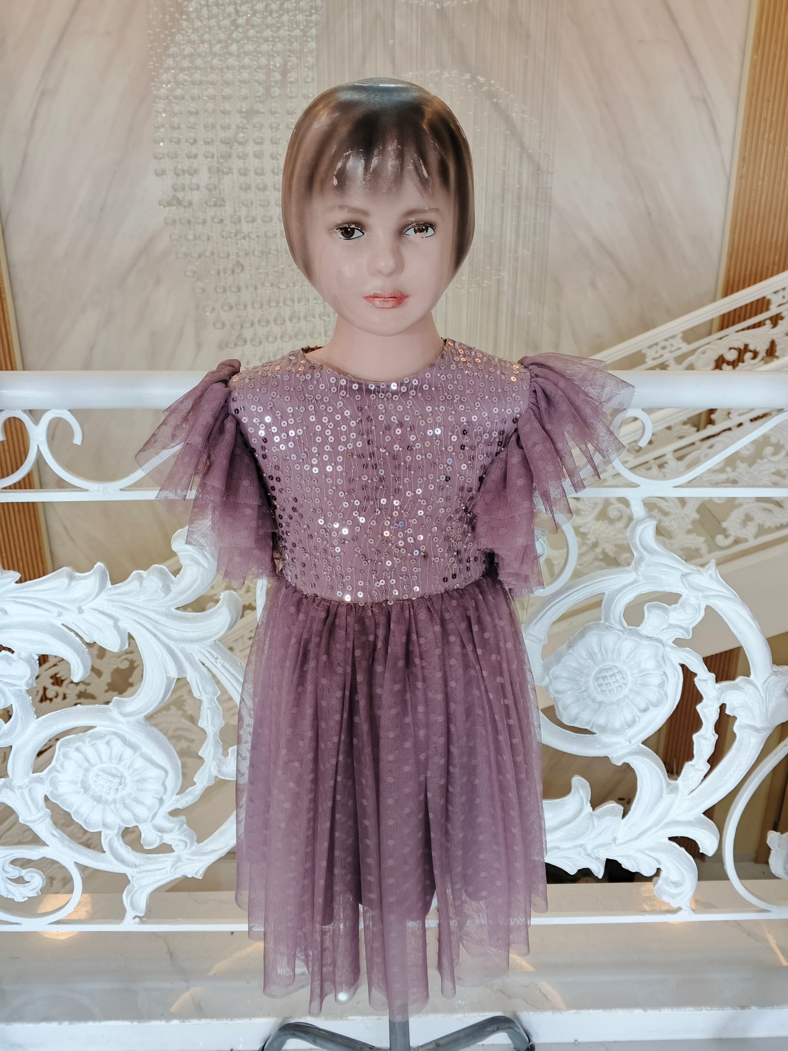 DRESS ANAK WARNA TARO